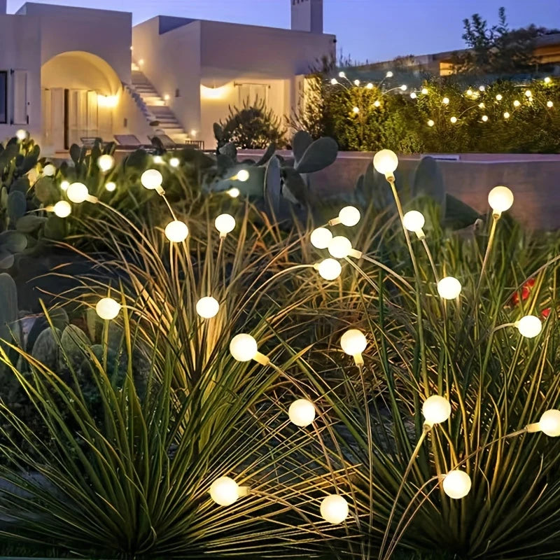 Garden Lights-New Upgraded Solar Powered Firefly Lights Outdoor Waterproof Vibran Garden Lights for Decorationi The Home Essentials