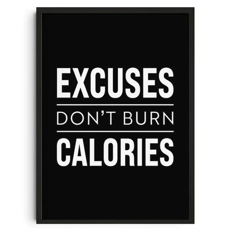 Gym Wall Art Poster Gym Inspirational Poster Home Gym Wall Decoration Gym Slogan Canvas Printing Decorative Painting Frameless The Home Essentials