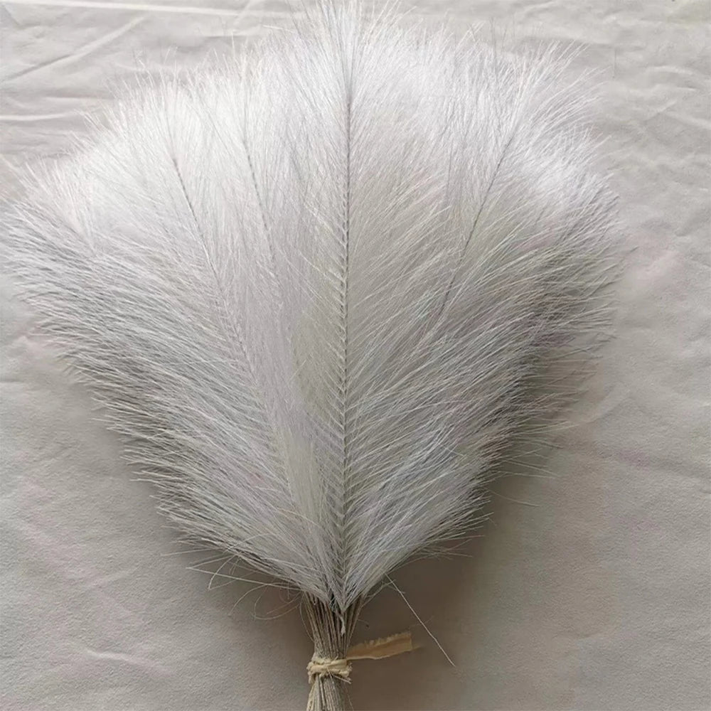 5/10/20PCS Fluffy Pampas Grass Boho Decor Artificial Flower Fake Plant Reed Simulated Party Wedding Home Decoration 42CM The Home Essentials
