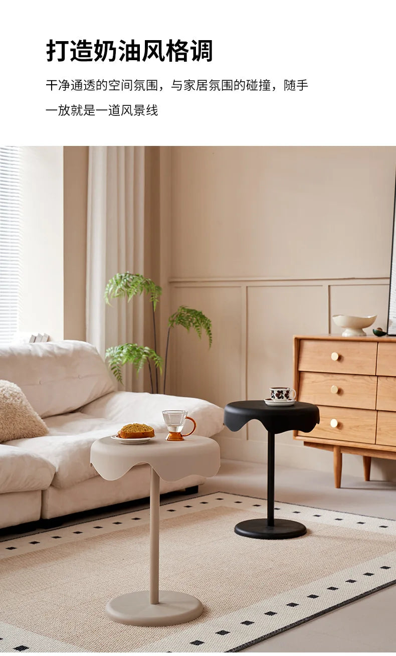 Internet celebrity ice cream rack coffee table mobile small side table bedside table tatami tea table sofa coffee table bed