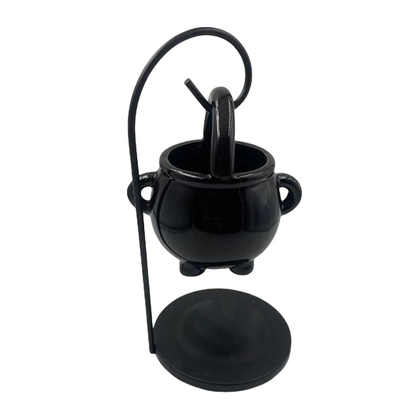Ceramic Candle Holder Essential Oil Burner Diffuser Furnace Warmer Tealight Candle Wood Base Lamp Porcelain Living Room Decor The Home Essentials
