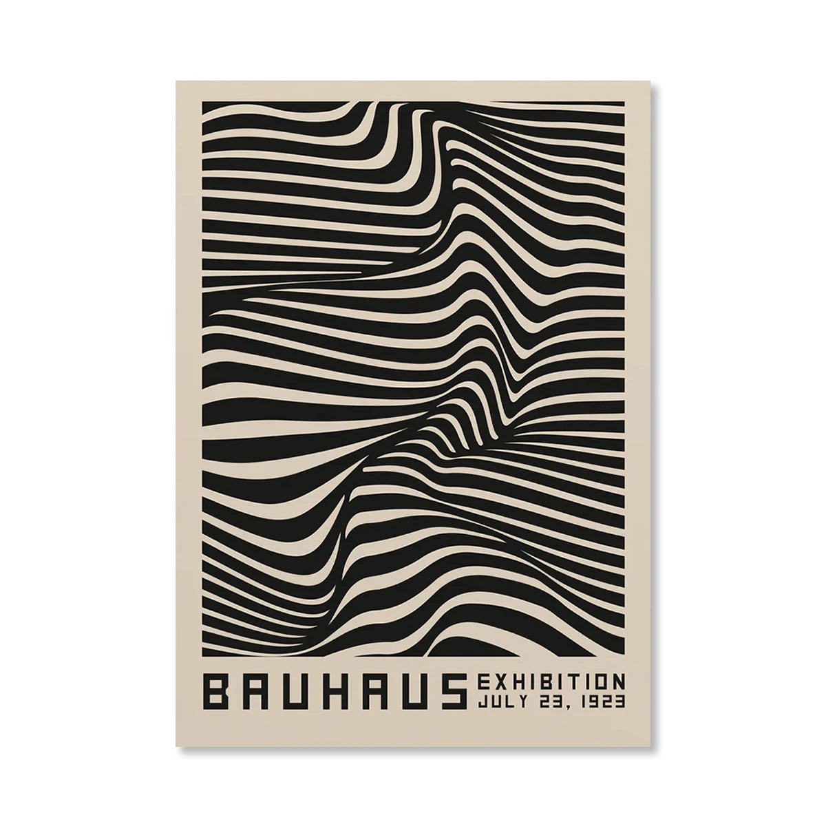 Abstract Orange Bauhaus Geometric Poster Pop Art Sunrise & Bicycle Wall Art Prints for Modern Living Room Dormitory Home Decor The Home Essentials