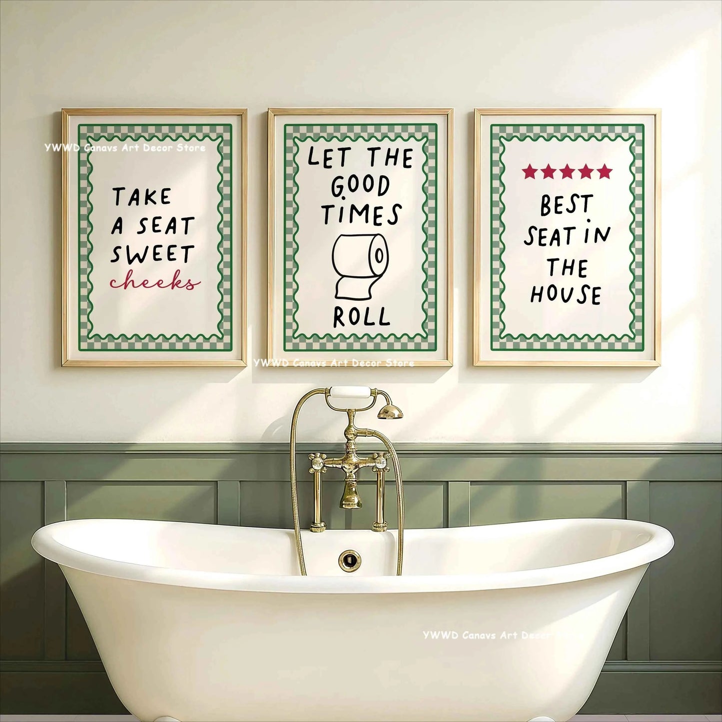 Wash Your Paws Black Cat Animal Canvas Print Funny Bathroom Quote Wall Art Poster for Modern Living Room Toilet Home Decor Gifts