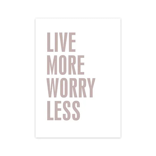 Nordic Motivational Quotes Text Posters Wall Art Pictures Print Letters Canvas Painting Office Home Living Room Decor The Home Essentials