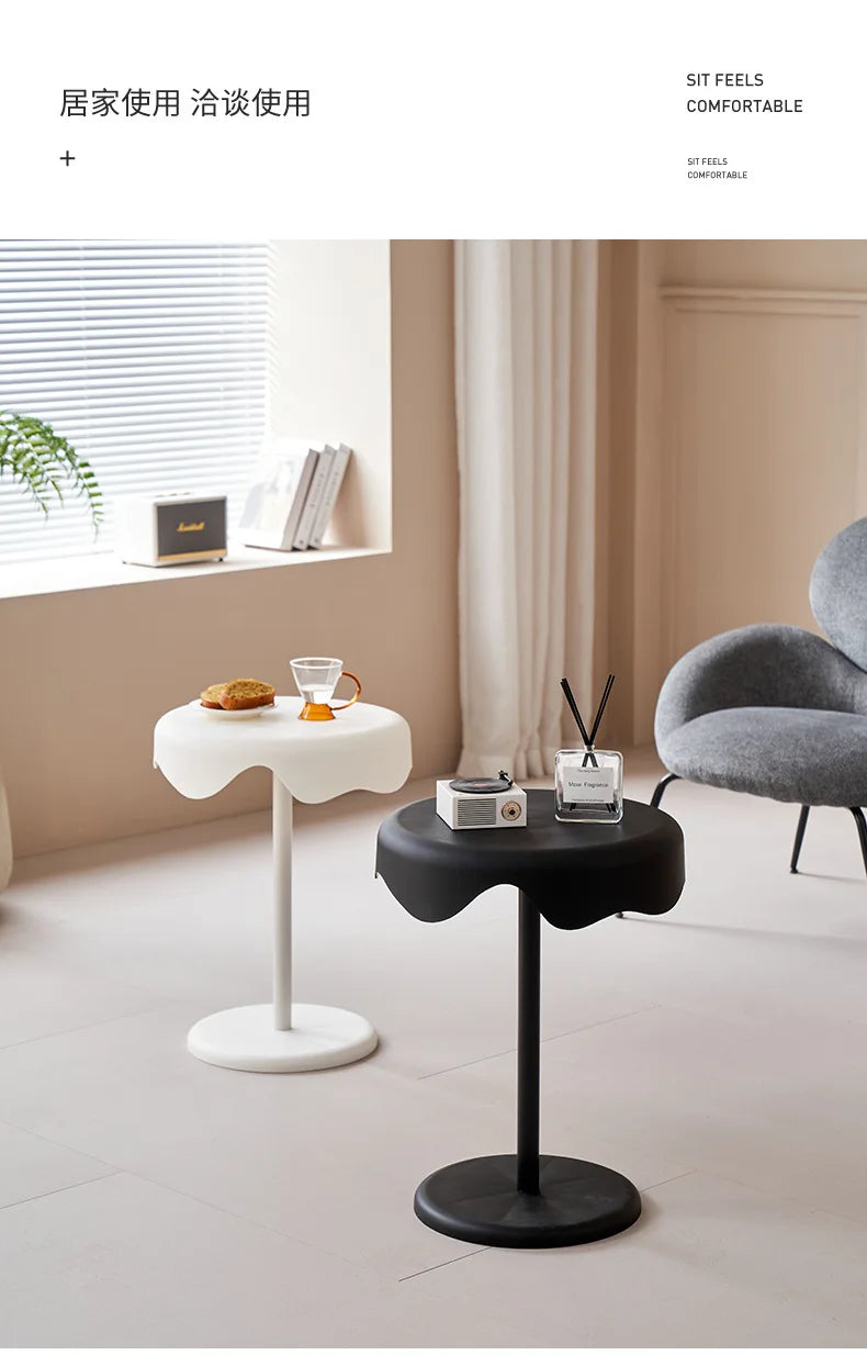Internet celebrity ice cream rack coffee table mobile small side table bedside table tatami tea table sofa coffee table bed