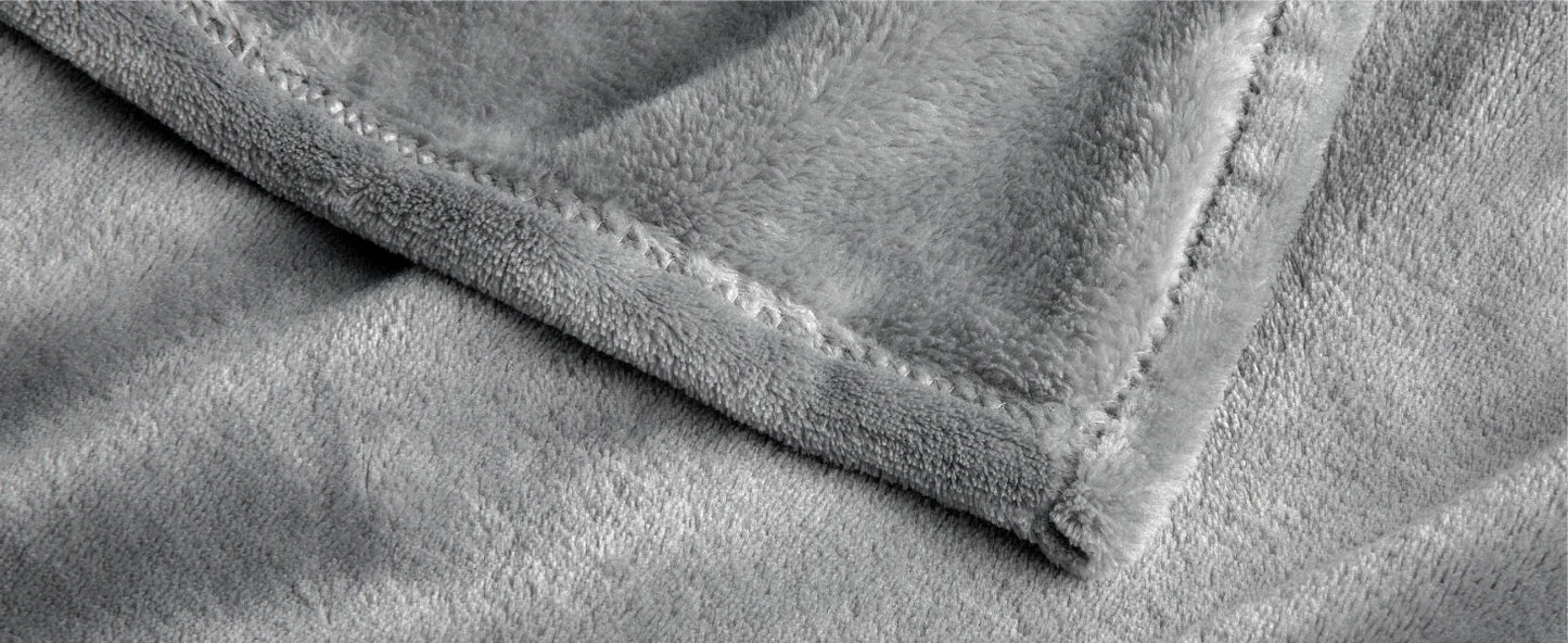 BEDELITE Fleece Blanket Black Throw Blankets for Couch & Bed, Luxury Plush Cozy Fuzzy Blanket 50x60 inches, Super Soft Warm Lightweight Throw Blanket for Travel Camping The Home Essentials